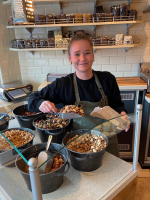 Chandré in de kaaswinkel Doorn